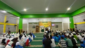 Danlanal Bintan Hadiri Peringatan Isra’ Mi’raj di Masjid At Taubah