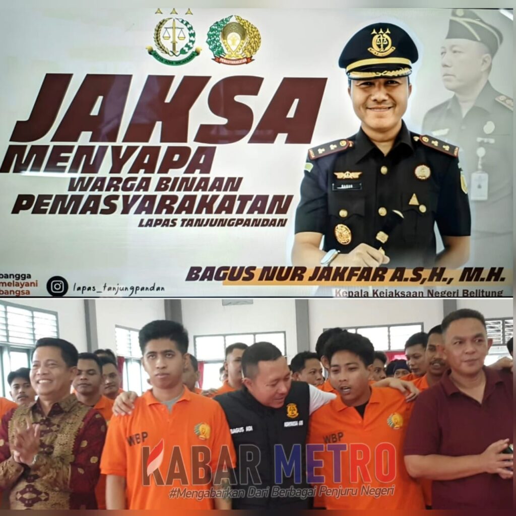 Kejari Belitung Kunjungi Lapas Kelas II Tanjung Pandan dalam Program “Jaksa Menyapa”