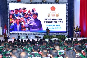 Komandan Lanal Bandung Hadiri Rapat Pimpinan (Rapim) TNI Tahun 2025