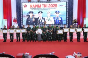 Danlanal Bintan Ikuti Arahan Panglima TNI Pada Rapim TNI di Mabes TNI Tahun 2025