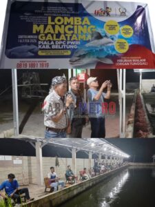 Puluhan Peserta Antusias Ikuti Lomba Mancing Galatama Piala DPC PWRI Belitung