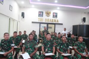 Danyonif 330 Kostrad Berikan Pembekalan kepada Prajurit Peserta Seleksi Diktukba TNI AD 2025