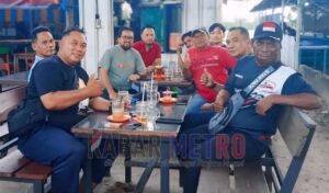 Pererat Sinergi, Kadis DiskominfoSP Beltim Ngopi Santai Bareng Perwakilan PJS Kabupaten Belitung
