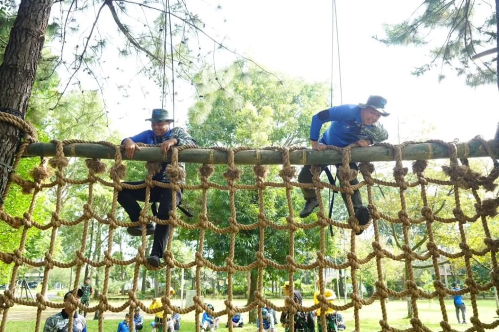 Divif 2 Kostrad Gelar Latihan Bela Negara Bersama Hiswana Migas dan Pertamina Patra Niaga