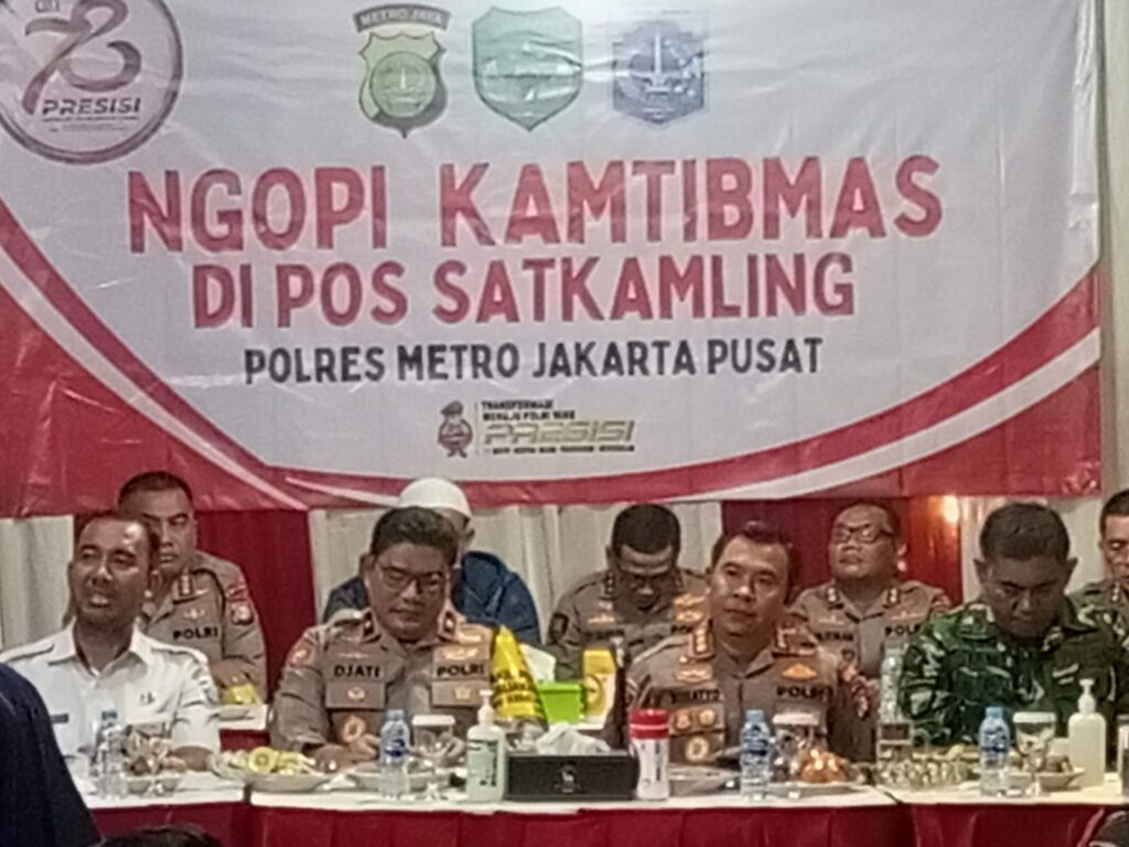 Ngopi Kamtibmas Bersama Wakapolda Metro Jaya di Johar Baru Bahas Tawuran, Narkoba Hingga Lingkungan