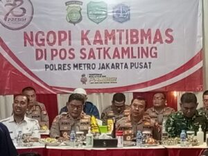 Ngopi Kamtibmas Bersama Wakapolda Metro Jaya di Johar Baru Bahas Tawuran, Narkoba Hingga Lingkungan