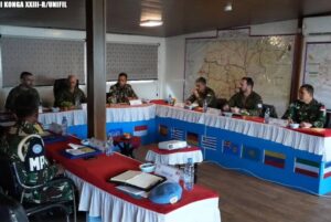 Wadansatgas Indobatt XXIII-R/UNIFIL Hadiri BLT Meeting di Nepbatt