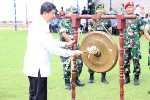 Prajurit Brigif 6 Kostrad Hadiri Pembukaan TMMD Sengkuyung Tahap I 2025 di Sukoharjo