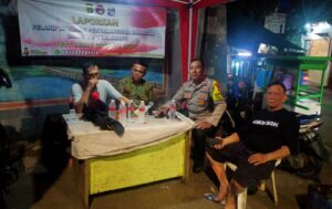 Dengan Hadir Nya Bhabinkamtibmas Gondangdia Bersama Warga Pemantauan Perbatasan Kwitang Kalipasir
