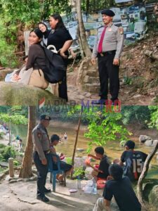 Sat Pamobvit Polres Belitung Gelar Patroli di Tempat Wisata untuk Jaga Kamtibmas