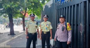 Bhabinkamtibmas Gondangdia Patroli Dialogis Dan Himbauan Kamtibmas Di Kantor Bawaslu RI