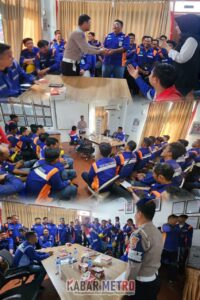 Satlantas Polres Belitung dan Garda Utama Nasional Gelar Sosialisasi Keselamatan Berlalu Lintas