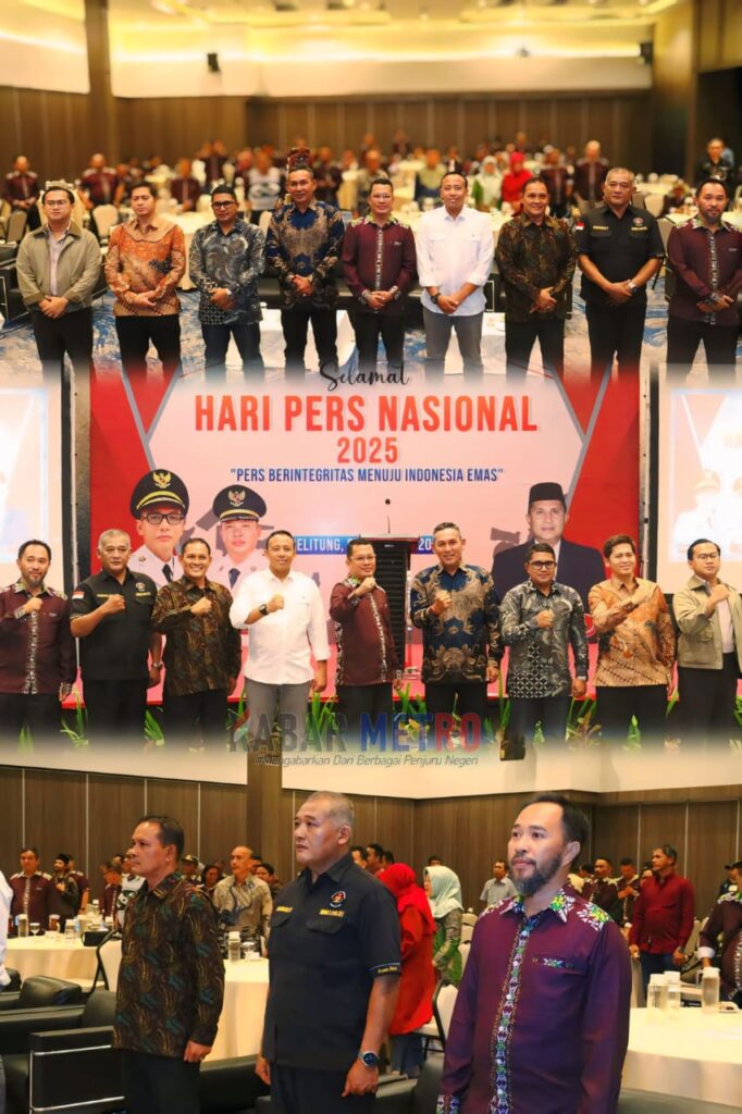 Kasi Humas Polres Belitung Hadiri Peringatan Hari Pers Nasional 2025