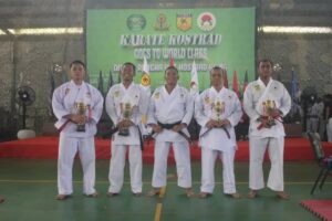 Sekali Tampil Harus Berhasil, Yonarmed 6 Kostrad Raih Juara 2 Umum di Kejuaraan Karate Piala Pangdivif 3 Kostrad