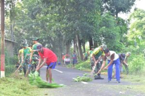 Sambut HUT Ke-64 Kostrad, Brigif 9 Kostrad Gelar Karya Bakti