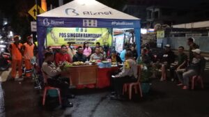 Antisipasi Gangguan Kamtibmas, Polsek Senen Gelar Pos Singgah Ramadhan di Tl Mentjos