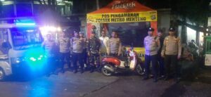 Wujud Sinergitas TNI Dan Polri Dalam Patroli Cipta Kondisi Di Menteng Untuk Antisipasi Gangguan Kamtibmas Di Pos Singgah Ramadhan