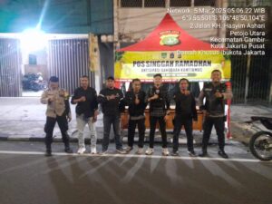 Polsek Metro Gambir Gelar Patroli Kamtibmas di Kebon Kelapa, Kapolres: “Wilayah Tetap Aman dan Kondusif”