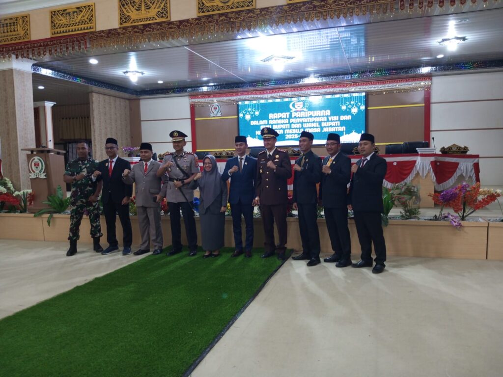 Paripurna DPRD Bersama Bupati dan Wakil Bupati Mesuji Paparkan Visi Misi