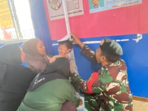 Sentuhan Kepedulian di Perbatasan, Satgas Pamtas Yonarmed 11 Kostrad Gelar Pelayanan Kesehatan Gratis