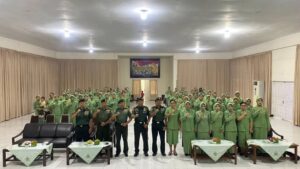 Penyuluhan Hukum Kepada Prajurit dan Persit Menarmed 2 Kostrad