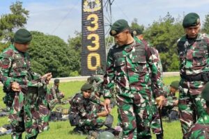 Yonif 330 Kostrad Gelar Apel Kesiapsiagaan