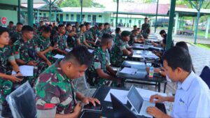 Yonif 754 Kostrad Bekerjasama Dengan Kantor Pelayan Pajak di Bawah Direktorat Pajak Untuk Melaksanakan Laporan SPT Tahunan