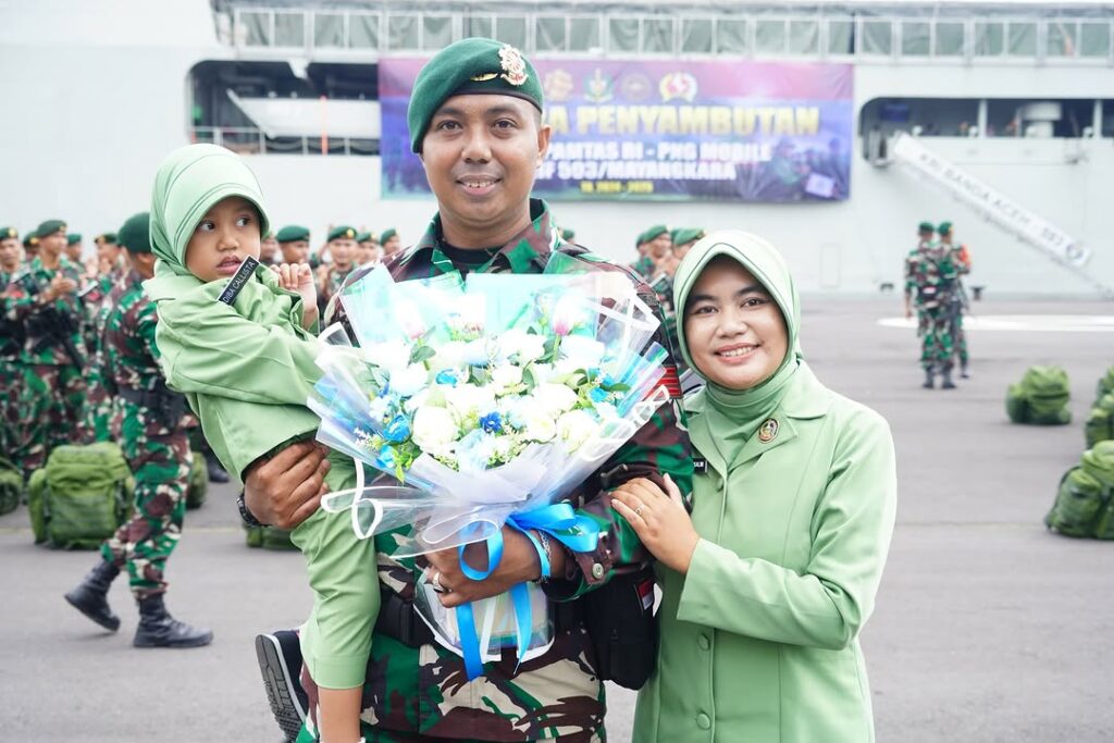 Panglima Divisi Infanteri 2 Kostrad Sambut Satgas Yonif 503 Kembali Dari Papua