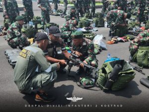 Denpal Divif 2 Kostrad Laksanakan Rikmat Yonif 503 Dalam Rangka Purna Tugas Pamtas Ri-PNG Mobile