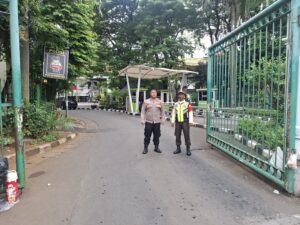 Polsek Metro Gambir Pastikan Keamanan Pemudik di Stasiun Gambir