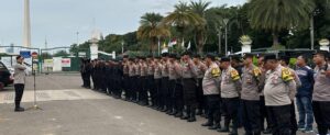 Polsek Metro Gambir Gelar Apel Pengamanan, Pastikan Libur Lebaran di Monas Aman dan Nyaman