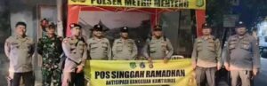 Untuk Menciptakan Situasi Kondusif, Patroli Cipta Kondisi Menteng Kontrol Perbatasan Kalipasir
