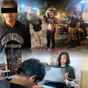 NY terduga pelaku penganiayaan terhadap seorang perempuan, berhasil diamankan Sat Reskrim Polres Belitung di sebuah penginapan Tanjung Pandan.