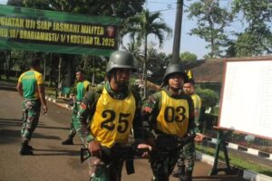 Yonarmed 10 Kostrad Gelar Uji Siap Jasmani Militer, Tingkatkan Ketangguhan Prajurit