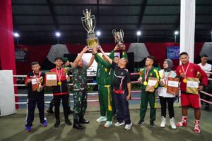 Borong Juara, Petinju dan Karateka Yonif 411 Kostrad Berjaya di Piala Panglima Divif 2 Kostrad 2025