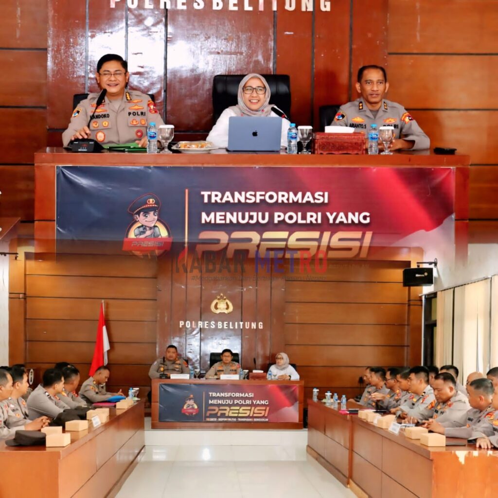 Penelitian Profesionalitas Polri dan Mitigasi Etik oleh Tim Puslitbang Polri di Polres Belitung
