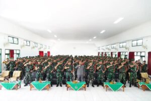 Kunjungan Kerja Danbrigif 9 Kostrad ke Satuan Yonif 514 Kostrad