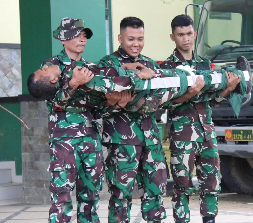 Yonif 320 Kostrad Latihan Hanmars Perkuat Jiwa Korsa dan Ketahanan Fisik