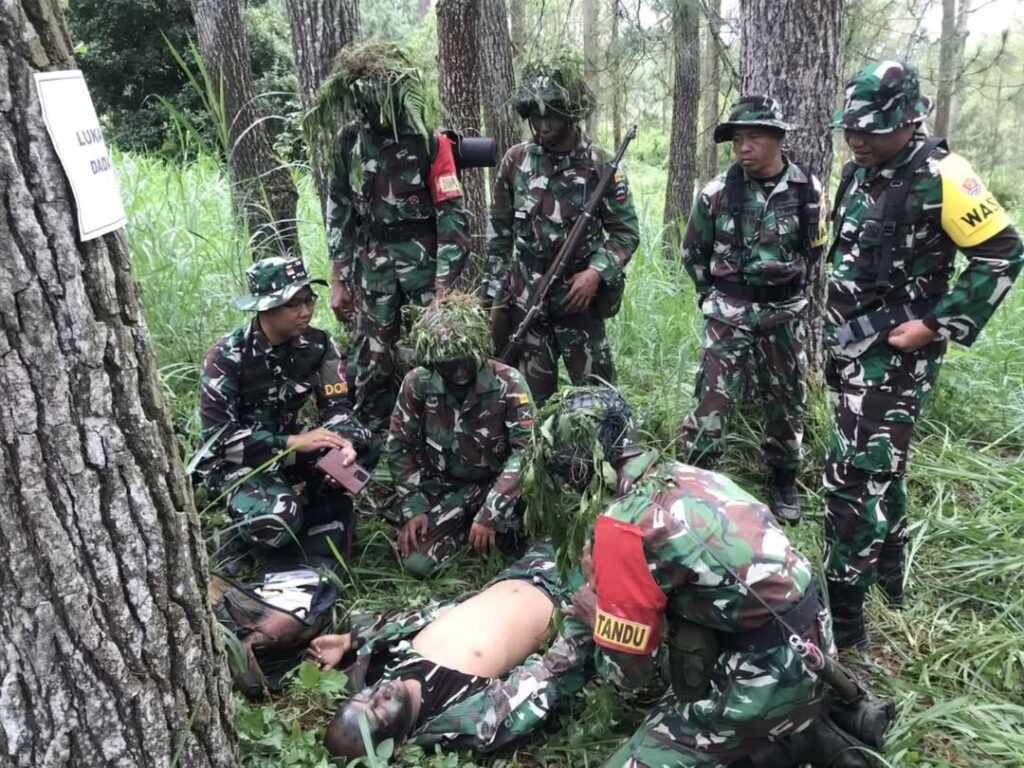 Wadanyonkes 2 Kostrad Pimpin Uji Keterampilan Siswa Dikmata Kes 2025 di Coban Rondo