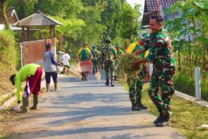 Karya Bakti Personel Kikav 8 Kostrad Dalam Rangka HUT Ke-64 Divif 2 Kostrad
