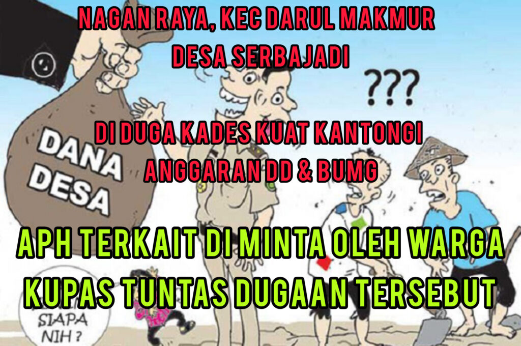 Diduga Hanya Demi Kepentingan Pribadi Pengunaan Anggaran DD Tidak Transparan Tahun 2023 Desa Sidojadi Darul Makmur