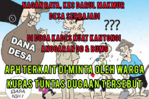 Diduga Hanya Demi Kepentingan Pribadi Pengunaan Anggaran DD Tidak Transparan Tahun 2023 Desa Sidojadi Darul Makmur