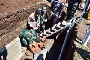 Danbrigif 9 Kostrad Kunjungi dan Letakkan Batu Pertama Pembangunan Gapura Yonif 515 di Banyuwangi