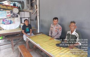Polsubsektor Roxy Giatkan Sambang dan Patroli Kewilayahan Antisipasi 3C di Cideng