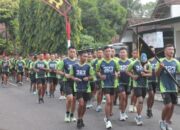 Prajurit Yonif 323 Kostrad Laksanakan Lari 5K, Wujudkan Kebugaran dan Disiplin Tempur