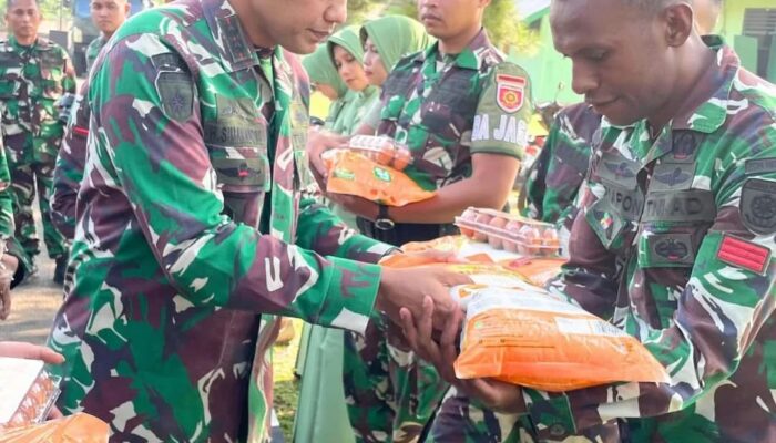 Jam Komandan dan Pembagian Sembako, Wujud Kepedulian Danyonbekang 1 Kostrad kepada Prajurit