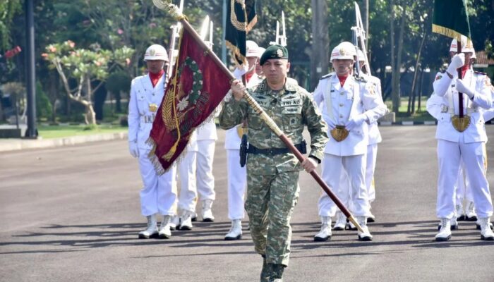 Kepala Staf Divif 1 Kostrad Pimpin Sertijab dan Tradisi Korps Prajurit Divif 1 Kostrad