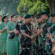 Danbrigif 1 Jaya Sakti dan Ketua Persit Cabang XI Kunjungi Yonif 203/Arya Kemuning: Wujud Kepedulian dan Penguatan Moral Prajurit