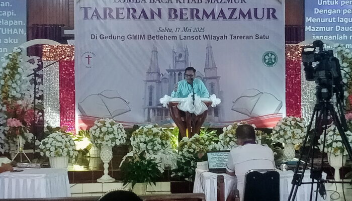 185 Peserta Ramaikan Open Turnamen Baca Mazmur Jemaat Betlehem Lansot