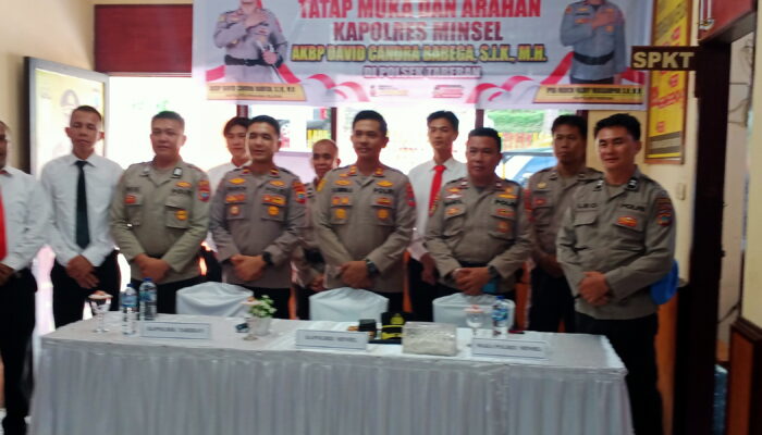 Kapolres Minsel Gelar Kunjungan kerja Tatap Muka Dan Arahan Di Polsek Tareran